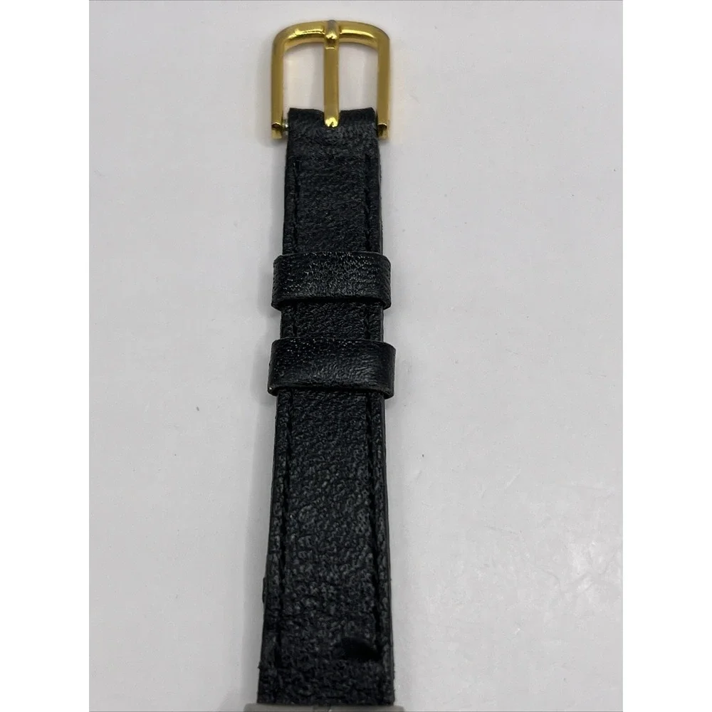 Roven Dino Paris Design Women's Quartz Watch 24mm Case Black‎ Band- New Battery